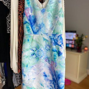 Watercolor, Cutout, Mini Dress! Julia Jordan